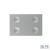 Modul intrerupator cvadruplu cap scara / cap cruce wireless cu touch Livolo standard Italian, Serie noua SmartElectro IntelligentHouse
