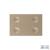 Modul intrerupator cvadruplu cap scara / cap cruce wireless cu touch Livolo standard Italian, Serie noua SmartElectro IntelligentHouse