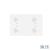 Modul intrerupator cvadruplu cap scara / cap cruce wireless cu touch Livolo standard Italian, Serie noua SmartElectro IntelligentHouse