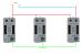 Modul intrerupator simplu cap scara / cruce cu touch Livolo 1M standard Italian, Serie noua SmartElectro IntelligentHouse