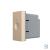 Modul intrerupator simplu cap scara / cruce cu touch Livolo 1M standard Italian, Serie noua SmartElectro IntelligentHouse
