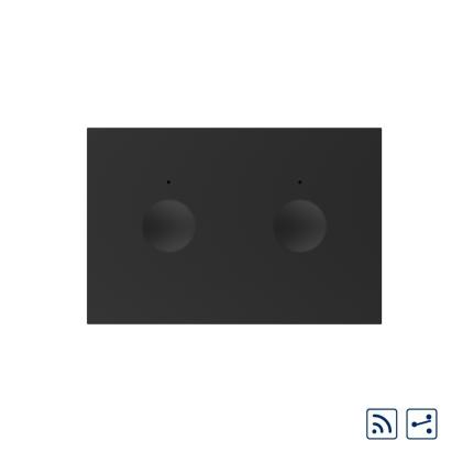 Modul intrerupator dublu cap scara / cruce wireless cu touch Livolo standard Italian, Serie noua SmartElectro IntelligentHouse