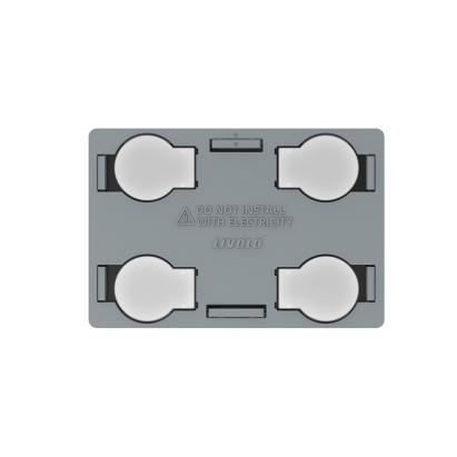 Modul intrerupator cvadruplu cu touch Livolo standard Italian SmartElectro IntelligentHouse