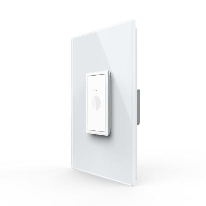 Intrerupator Simplu cu Touch Livolo cu Rama Din Sticla 1M - Serie Noua SmartElectro IntelligentHouse