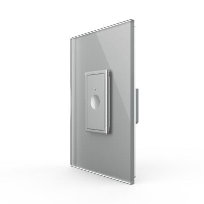 Intrerupator Simplu cu Touch Livolo cu Rama Din Sticla 1M - Serie Noua SmartElectro IntelligentHouse