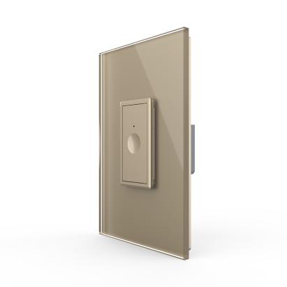 Intrerupator Simplu cu Touch Livolo cu Rama Din Sticla 1M - Serie Noua SmartElectro IntelligentHouse