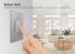 Intrerupator Simplu Cap Scara / Cruce cu Touch Livolo cu Rama Din Sticla 1M - Serie Noua SmartElectro IntelligentHouse