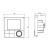 Termostat pentru incalzirea termica cu gaz BeOk TCR8-WIFI-WP(3A) SmartElectro IntelligentHouse