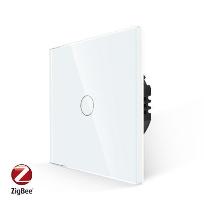 Intrerupator Simplu cu Touch din Sticla LUXION, protocol ZigBee SmartElectro IntelligentHouse