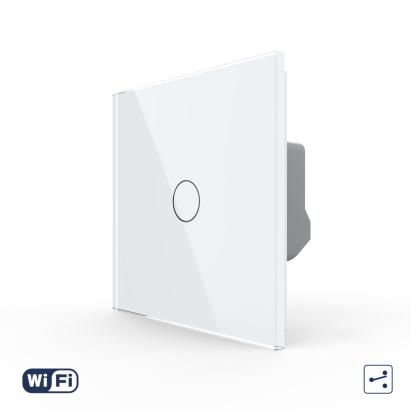 Intrerupator Simplu Cap / Cruce Wi-Fi cu Touch LIVOLO – Serie Noua SmartElectro IntelligentHouse