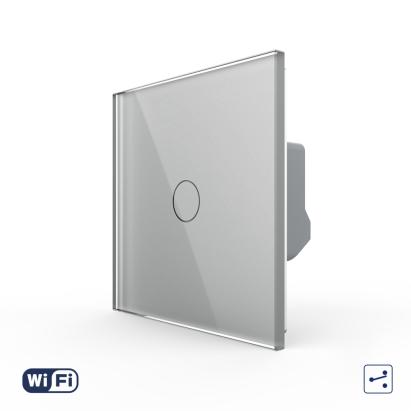 Intrerupator Simplu Cap / Cruce Wi-Fi cu Touch LIVOLO – Serie Noua SmartElectro IntelligentHouse