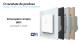 Intrerupator Simplu Wi-Fi cu Touch LIVOLO cu Rama din Sticla - Serie Noua SmartElectro IntelligentHouse