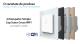 Intrerupator Simplu Cap Scara / Cruce Wi-Fi cu Touch LIVOLO – Serie Noua, Alb SmartElectro IntelligentHouse