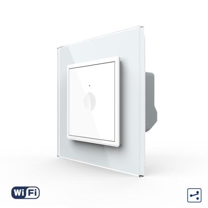 Intrerupator Simplu Cap Scara / Cruce Wi-Fi cu Touch LIVOLO – Serie Noua, Alb SmartElectro IntelligentHouse