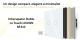 Intrerupator Dublu RF433 cu Touch din Sticla LUXION SmartElectro IntelligentHouse