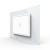 Intrerupator Simplu Cap Scara / Cruce Wi-Fi cu Touch LIVOLO cu Rama din Sticla, standard italian – Serie Noua SmartElectro IntelligentHouse