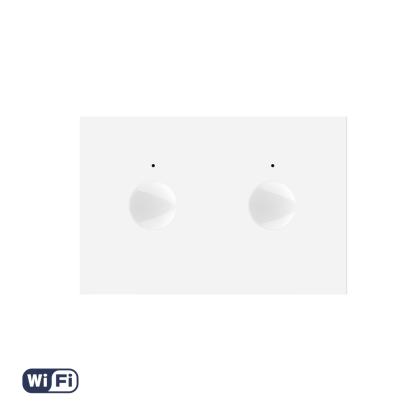 Modul Intrerupator Dublu WIFI cu Touch LIVOLO, standard italian – Serie Noua, Alb SmartElectro IntelligentHouse