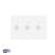 Modul Intrerupator Triplu WIFI cu Touch LIVOLO, standard italian – Serie Noua, Alb SmartElectro IntelligentHouse