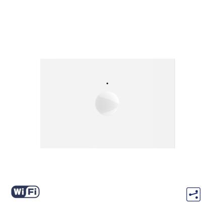 Modul Intrerupator Simplu Cap Scara / Cruce Wi-Fi cu Touch LIVOLO, standard italian – Serie Noua, Alb SmartElectro IntelligentHouse