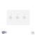 Modul Intrerupator Triplu Cap Scara / Cruce Wi-Fi cu Touch LIVOLO, standard italian – Serie Noua, Alb SmartElectro IntelligentHouse