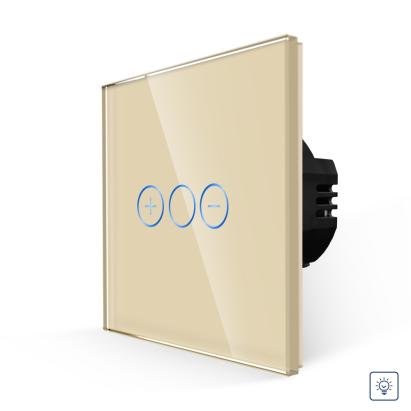 Intrerupator Simplu cu Variator cu Touch din Sticla  LUXION SmartElectro IntelligentHouse