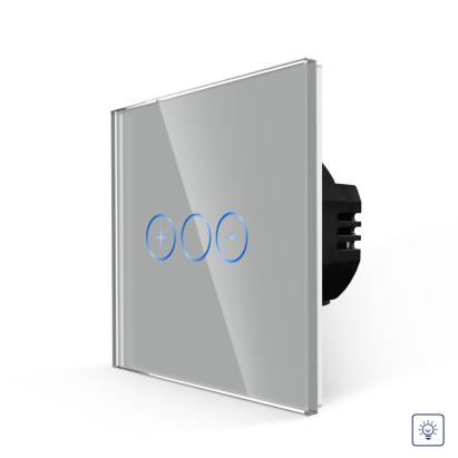 Intrerupator Simplu cu Variator cu Touch din Sticla  LUXION SmartElectro IntelligentHouse