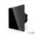 Intrerupator Dublu cu Variator si Touch din Sticla LUXION, RF433 SmartElectro IntelligentHouse