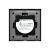 Intrerupator Dublu cu Variator si Touch din Sticla LUXION, RF433 SmartElectro IntelligentHouse