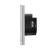 Intrerupator Dublu cu Variator si Touch din Sticla LUXION SmartElectro IntelligentHouse