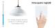 Intrerupator Simplu cu Variator Cap Scara / Cruce cu Touch din Sticla LUXION SmartElectro IntelligentHouse