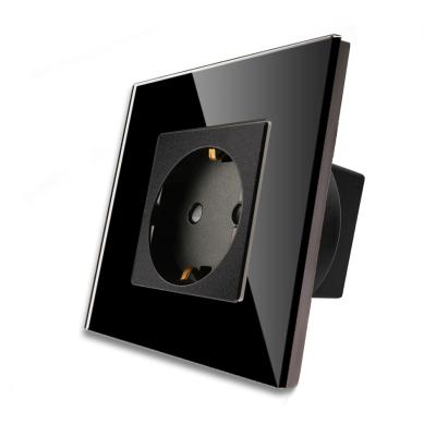 Priza Simpla LUXION cu Rama din Sticla SmartElectro IntelligentHouse
