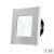 Intrerupator Simplu cu Variator cu Touch din Sticla si Rama de Aluminiu LUXION, RF433 SmartElectro IntelligentHouse