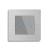 Intrerupator Simplu cu Variator cu Touch din Sticla si Rama de Aluminiu LUXION SmartElectro IntelligentHouse