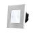 Intrerupator Dublu cu Touch din Sticla si Rama de Aluminiu LUXION, 500W SmartElectro IntelligentHouse