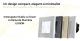 Intrerupator Dublu cu Touch din Sticla si Rama de Aluminiu LUXION, 500W SmartElectro IntelligentHouse
