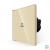 Buton Sonerie cu Touch, cu Revenire, din Sticla LUXION SmartElectro IntelligentHouse