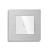 Intrerupator Simplu cu Variator Cap Scara / Cruce cu Touch si Rama din Aluminiu LUXION SmartElectro IntelligentHouse