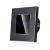 Intrerupator Triplu cu Touch din Sticla si Rama de Aluminiu LUXION, 500W SmartElectro IntelligentHouse