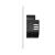 Intrerupator Triplu cu Touch din Sticla si Rama de Aluminiu LUXION, 500W SmartElectro IntelligentHouse