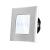 Intrerupator Triplu cu Touch din Sticla si Rama de Aluminiu LUXION, 500W SmartElectro IntelligentHouse