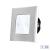 Intrerupator Dublu cu Variator si Touch din Sticla si Rama de Aluminiu LUXION, RF433 SmartElectro IntelligentHouse