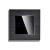 Intrerupator Triplu cu Touch din Sticla si Rama de Aluminiu LUXION SmartElectro IntelligentHouse