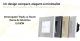 Intrerupator Triplu cu Touch din Sticla si Rama de Aluminiu LUXION SmartElectro IntelligentHouse