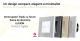Intrerupator Triplu cu Touch din Sticla si Rama de Aluminiu LUXION, Protocol ZigBee SmartElectro IntelligentHouse