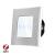 Intrerupator Triplu cu Touch din Sticla si Rama de Aluminiu LUXION, Protocol ZigBee SmartElectro IntelligentHouse