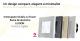 Intrerupator Dublu cu Touch din Sticla si Rama de Aluminiu LUXION, protocol ZigBee SmartElectro IntelligentHouse