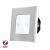 Intrerupator Dublu cu Touch din Sticla si Rama de Aluminiu LUXION, protocol ZigBee SmartElectro IntelligentHouse
