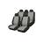 Huse scaune auto universale din material textil, 8 piese Cod: 8060B2 Automotive TrustedCars