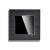 Intrerupator Dublu cu Variator si Touch din Sticla si Rama de Aluminiu LUXION SmartElectro IntelligentHouse