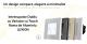 Intrerupator Dublu cu Variator si Touch din Sticla si Rama de Aluminiu LUXION SmartElectro IntelligentHouse
